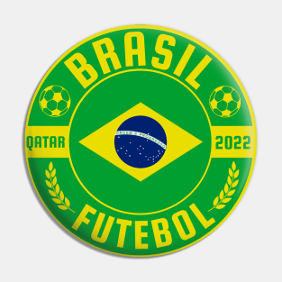 Brasil Futebol Pin