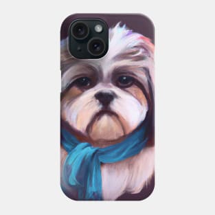 Cute Shih Tzu Drawing Phone Case