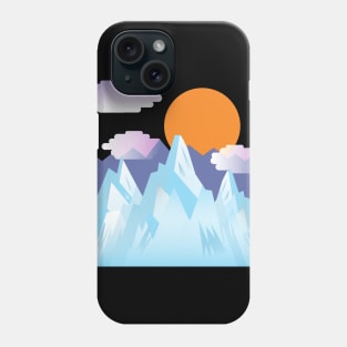 Ice Mountain Sunrise Phone Case