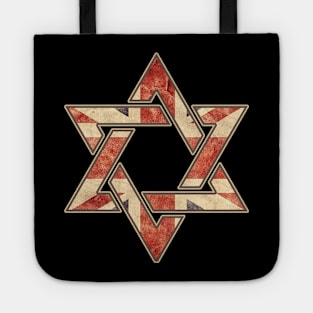 Union Flag Star Of David T-shirt Tote