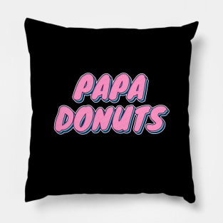 Papa donuts Pillow