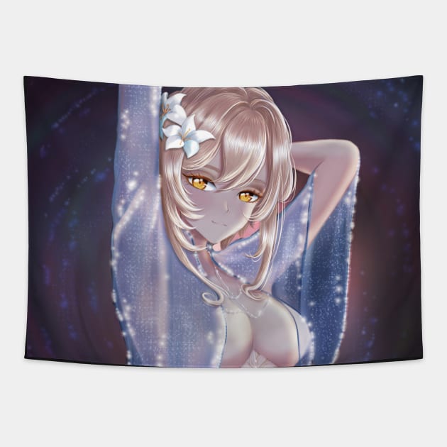 Lumine-Genshin Impact Tapestry by Katzui