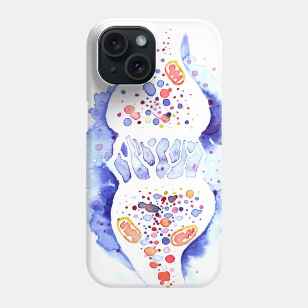 The synapse and the nerve impulse Phone Case by CORinAZONe