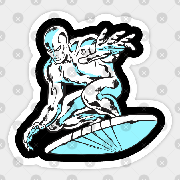 Silver Surfer - Classic - Silver Surfer - Sticker