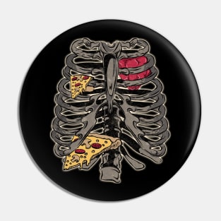 BONES MORE PIZZA Pin