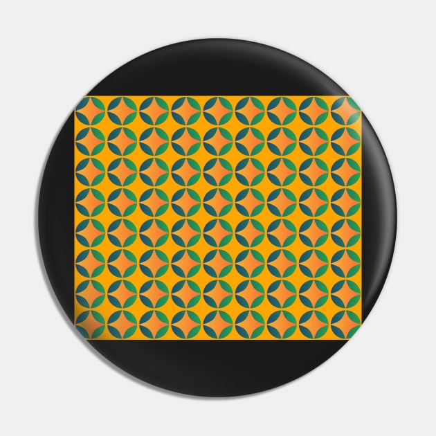 Elliptical Delightful Pattern Pin by TheArtism