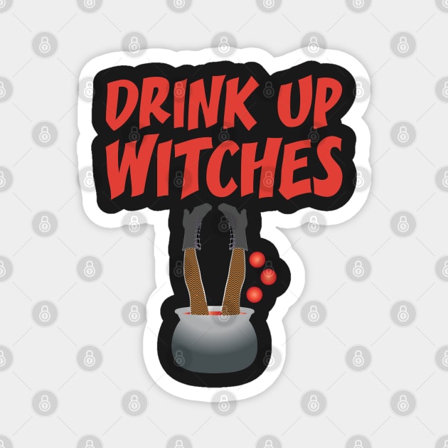 Halloween Drinking Drink Up Witches Magnet by finedesigns