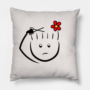 bad hair day Pillow