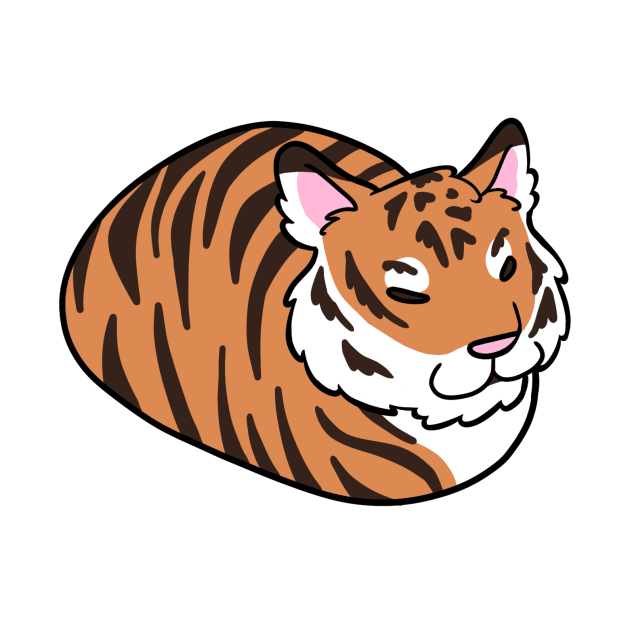 Tiger Cat Loaf by little-ampharos