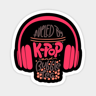 Korean Pop Shirt k-pop music bubble tea gift Magnet