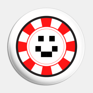 Quackity RED Casino Pin