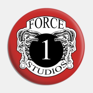 Force 1 studios Black & White Pin