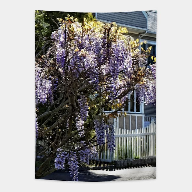 Wisteria in Bloom Tapestry by SusanSavad