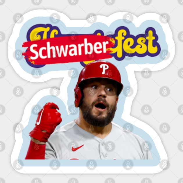 SchwarBomb, Kyle Schwarber Philadelphia Baseball - Schwarber - Sticker