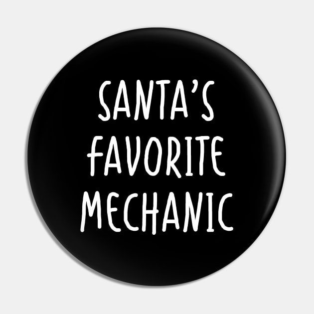 Santa's Favourite Mechanic Pin by PeachAndPatches