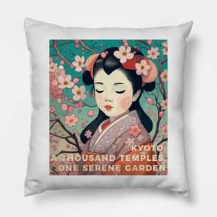 Kyoto Serene Garden Pillow