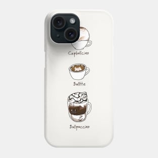 My favorite coffee English Bulldog Phone Case