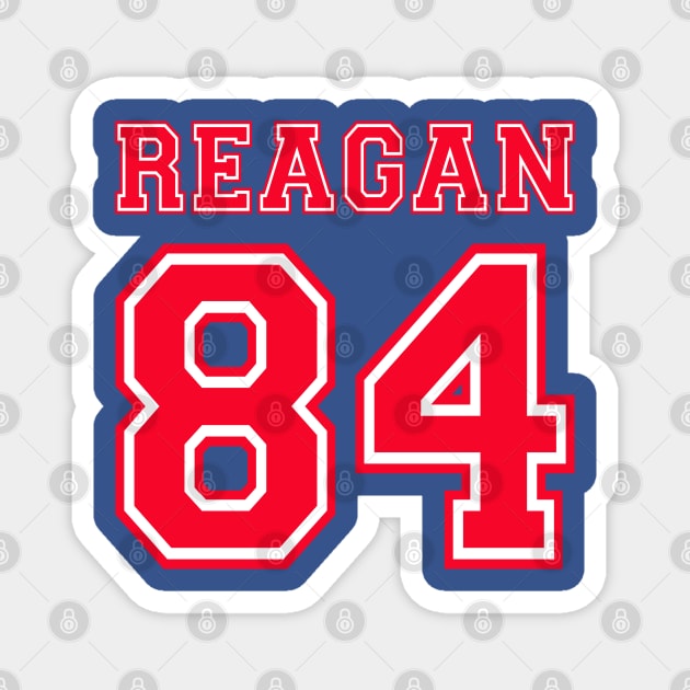 President Ronald Reagan 84 40 Shirt Faux Jersey 40th US America Prouder  Magnet TeePublic