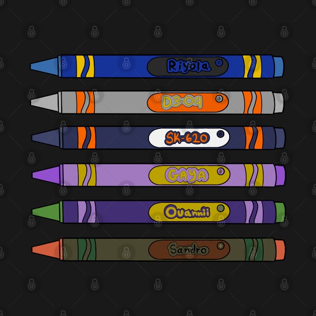 Cruiser crayons by Bushrat23