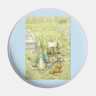 Peter and Benjamin Rabbits - Beatrix Potter Pin