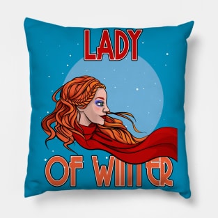 Lady of Winter Pillow