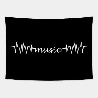 Music Heartbeat Tapestry