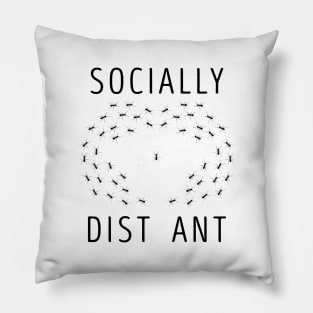 Socially Dist Ant Pillow