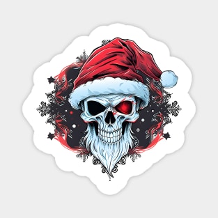 Christmas Celebration with a Skull Twist Magnet
