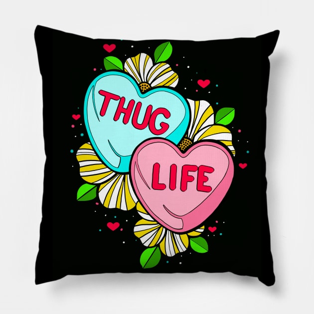 Huggable Thug Pillow by InkyMcStapleface