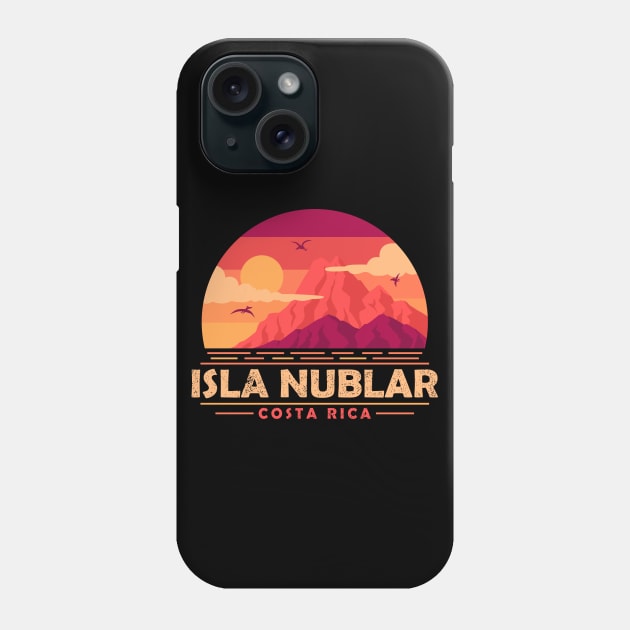 Visit Isla Nublar - The best place for dinosaur lovers Phone Case by Sachpica