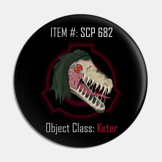 SCP-682 Pin by NGM