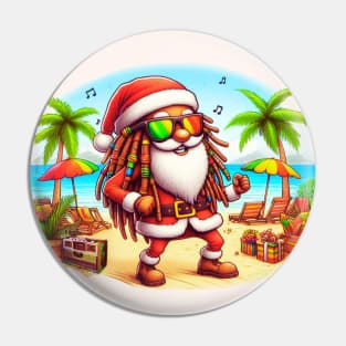 Santa's Reggae Rhythm Pin