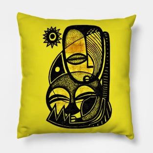 "Nobel" - Love Mother and Child African Symbolic Art Pillow