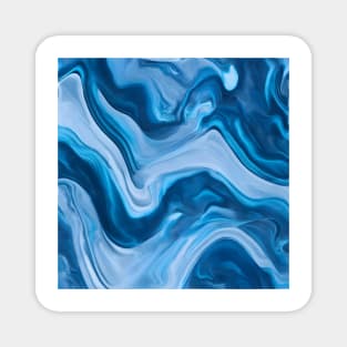 ELEGANT SKY BLUE LIQUID MARBLE DESIGN, IPHONE CASE AND MORE Magnet