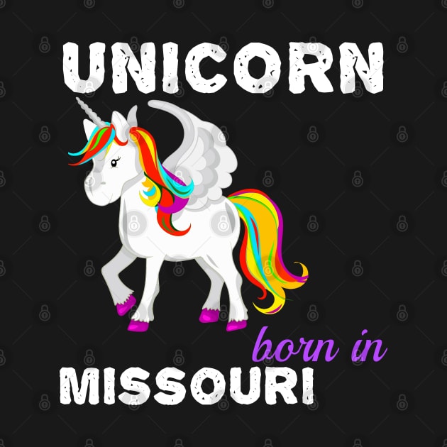 Unicorn Born In Missouri by GreenCowLand