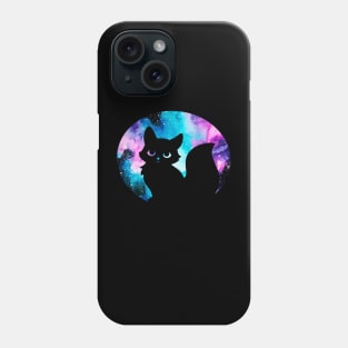 Cute Galaxy Fox Silhouette Phone Case