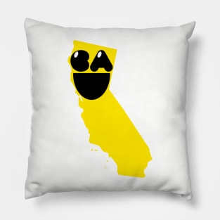 California States of Happynes- California Smiling Face Pillow