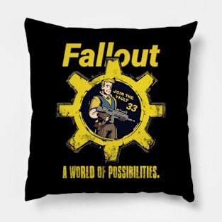 The Unknown Calls - Join Vault 33 Pillow