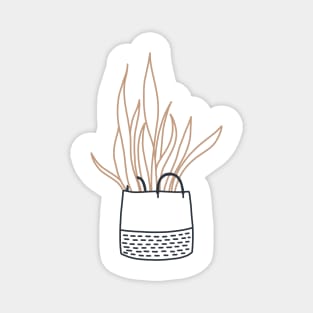 Minimalistic Plant Magnet