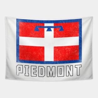 Piemonte / Piedmont Italia Flag Vintage Look Design Tapestry