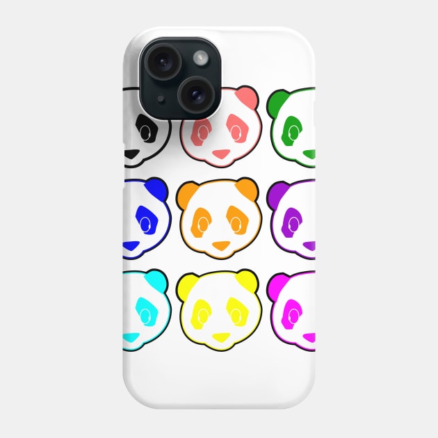 Panda Panda Panda Phone Case by Spikeani