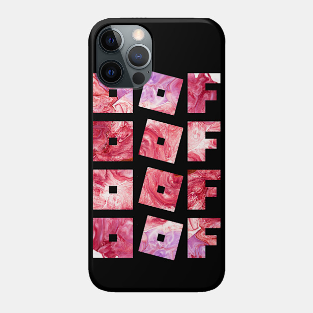 Roblox Logo Game Oof Ripetitive Red Paint Gamer Roblox Phone Case Teepublic - whats robloxs phone number