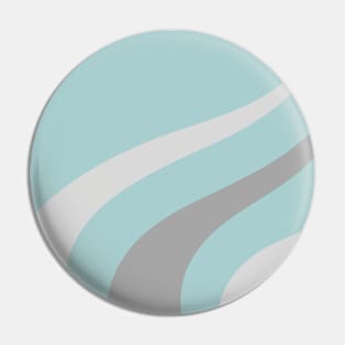 Abstract pattern blue and gray Pin