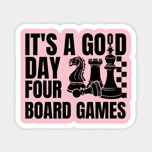 Good day for board games Christmas Chess Magnet