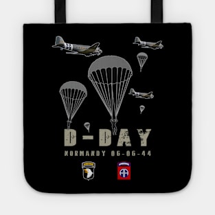 USA Paratroopers D-Day WWII Normandy 82nd 101nd Airborne Tote