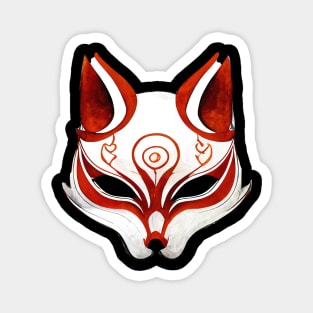 Kitsune fox mask Magnet