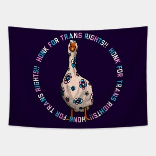 Honk For Trans Rights Tapestry