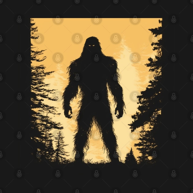 Vintage Bigfoot Design - Nostalgic Tribute to the Legendary Creature by SzlagRPG