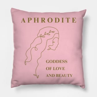 Aphrodite: Goddess Of Love And Beauty Pillow