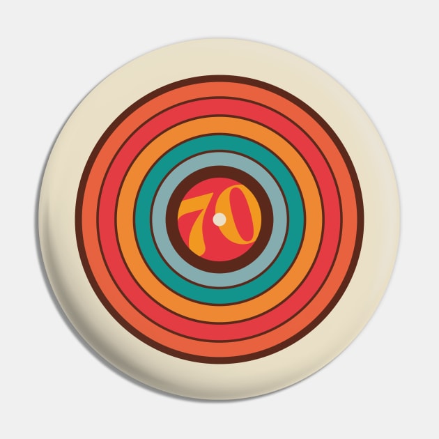 1970s Retro Lp Music Pin by Dellan